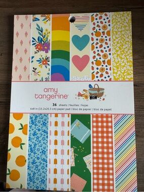 Amy Tangerine scrapbook paper pad